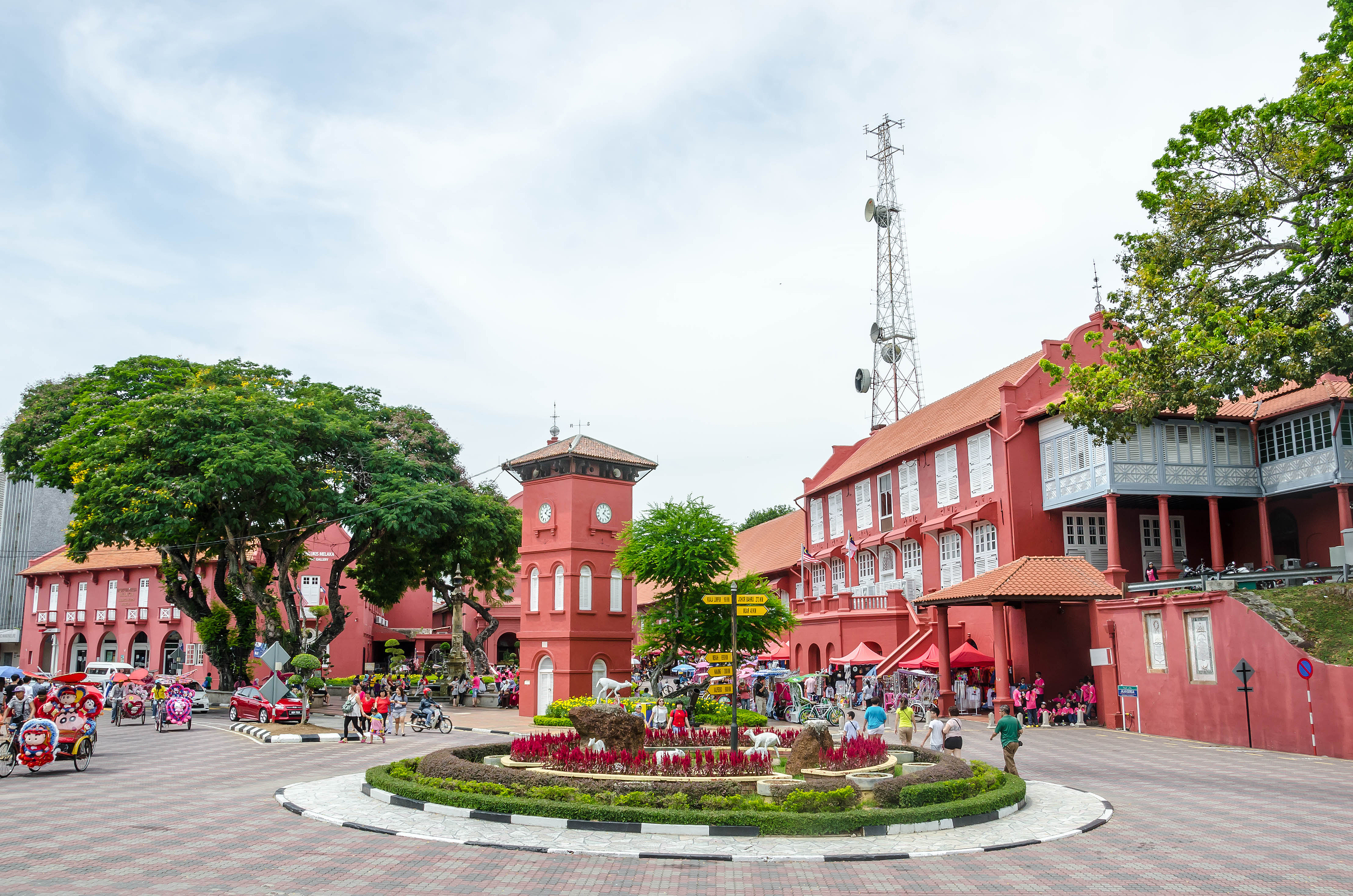 オランダ広場到着。自由散策スタート。